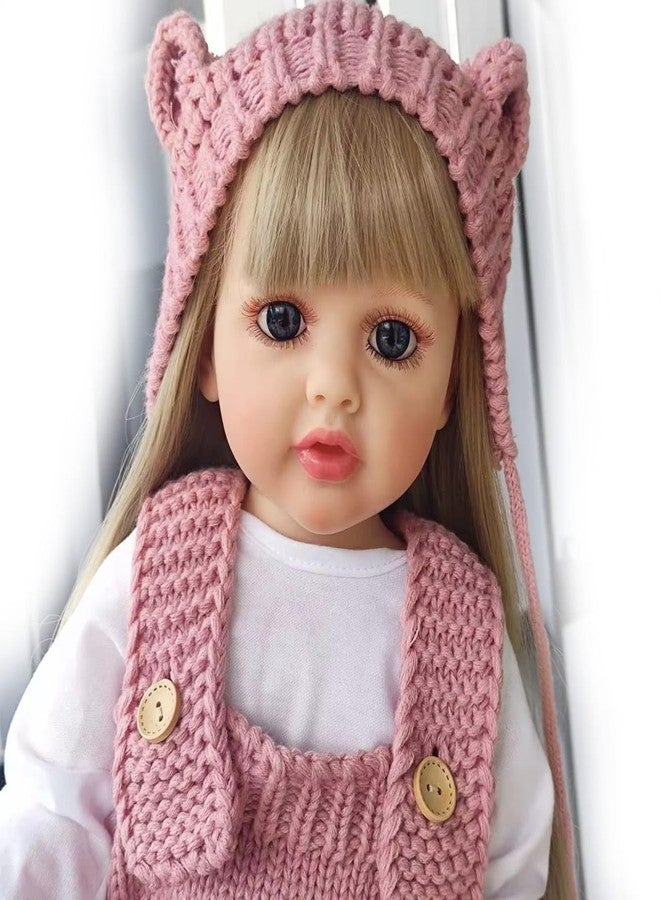 JOYJAY Lifelike Reborn Baby Girl Doll - 22 Inch Sleeping Realistic Newborn Baby Dolls That Look Real Gift for Kids Age 3+ Multicolor - Image 4